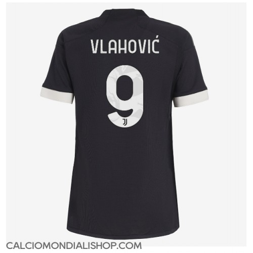 Maglie da calcio Juventus Dusan Vlahovic #9 Terza Maglia Femminile 2023-24 Manica Corta